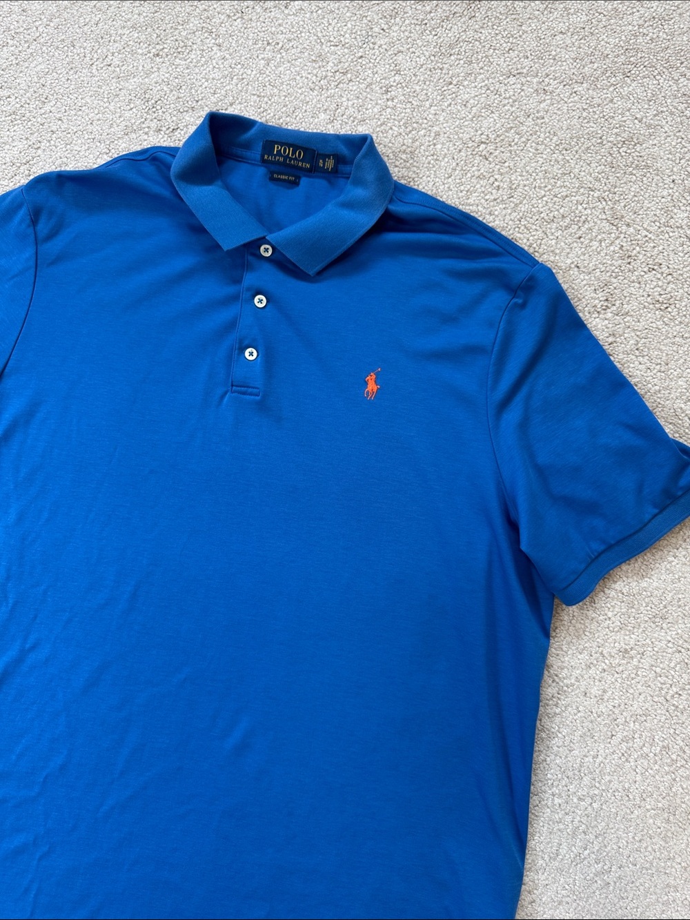 Polo Ralph Lauren Classic Fit Polo Shirt Blue XL
